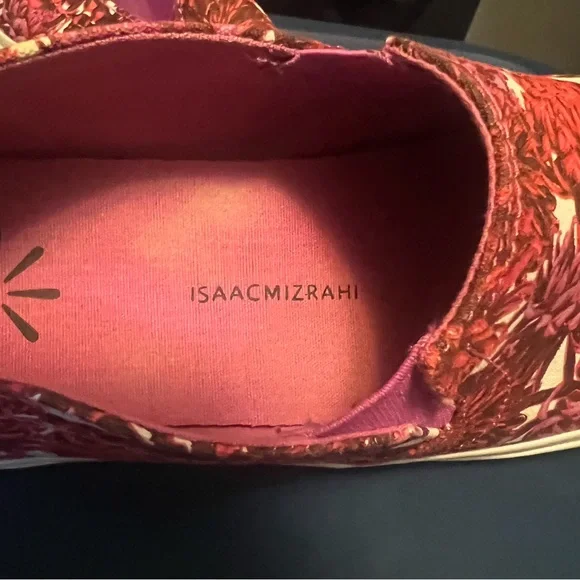 Isaac Mizrahi slip ons floral - Picture 2 of 3